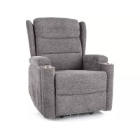 Izlaižams atpūtas krēsls MINOS RAVEN pelēks